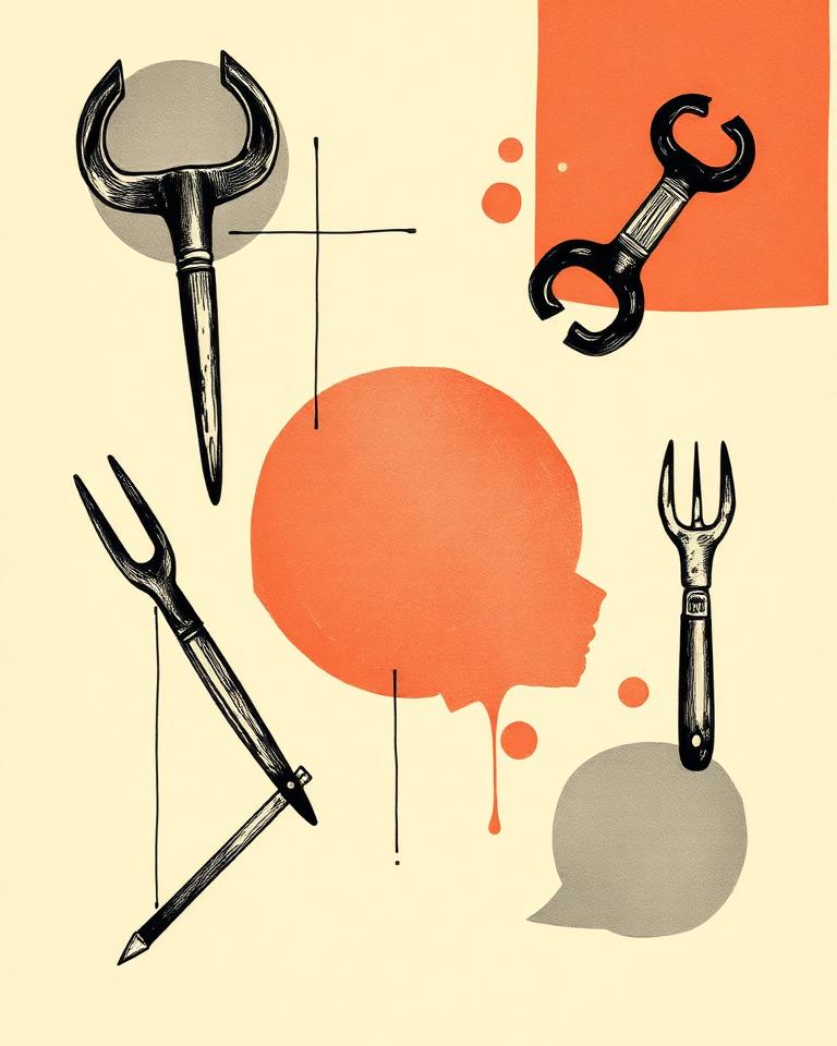 Editorial art for Services page